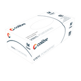 Calibre Premium Clear Vinyl Powder Free Gloves - Small (1000/Carton)